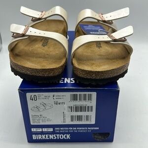 NWT Birkenstock Sydney BS, Graceful Pearl White Sandals